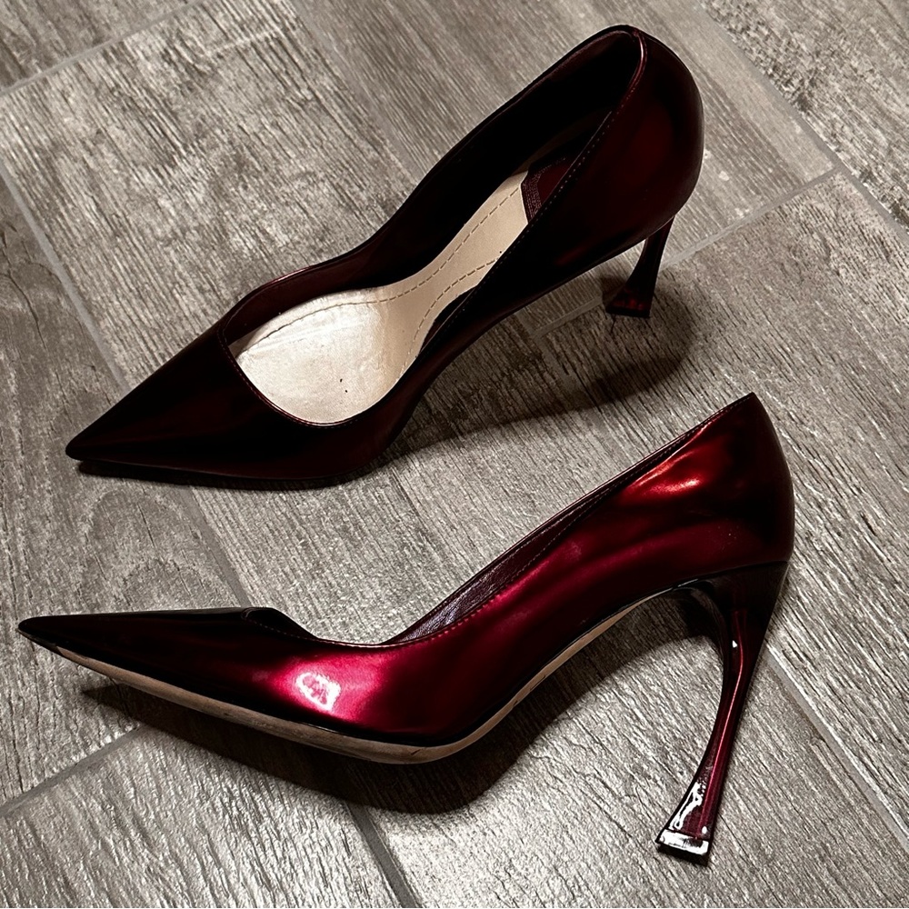 Christian Dior burgundy heels - Picture 4 of 13